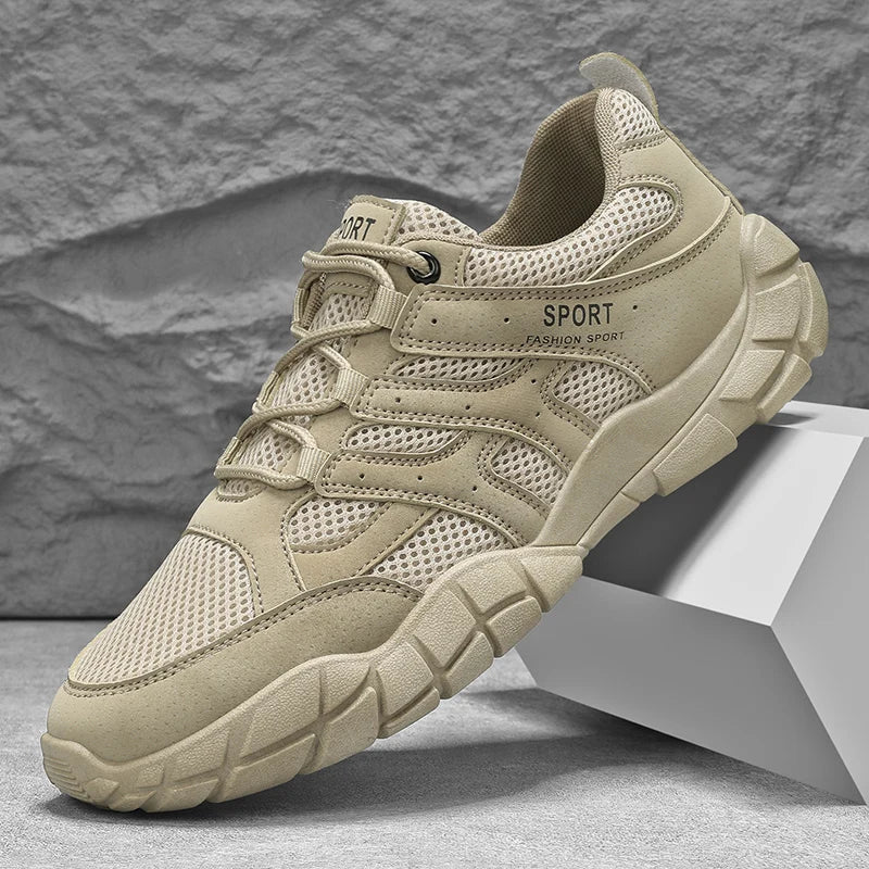 Men's sports shoes new casual fashion summer light comfortable soft sole outdoor height increasing anti slip casual sports shoes