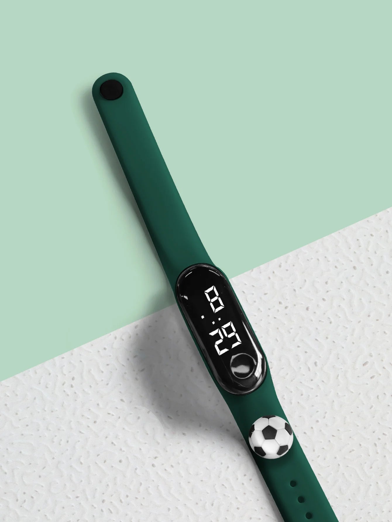 New Children's Outdoor Sports Watch Bracelet Simple Cartoon Football Student Electronic Watch Children's Festival Gift