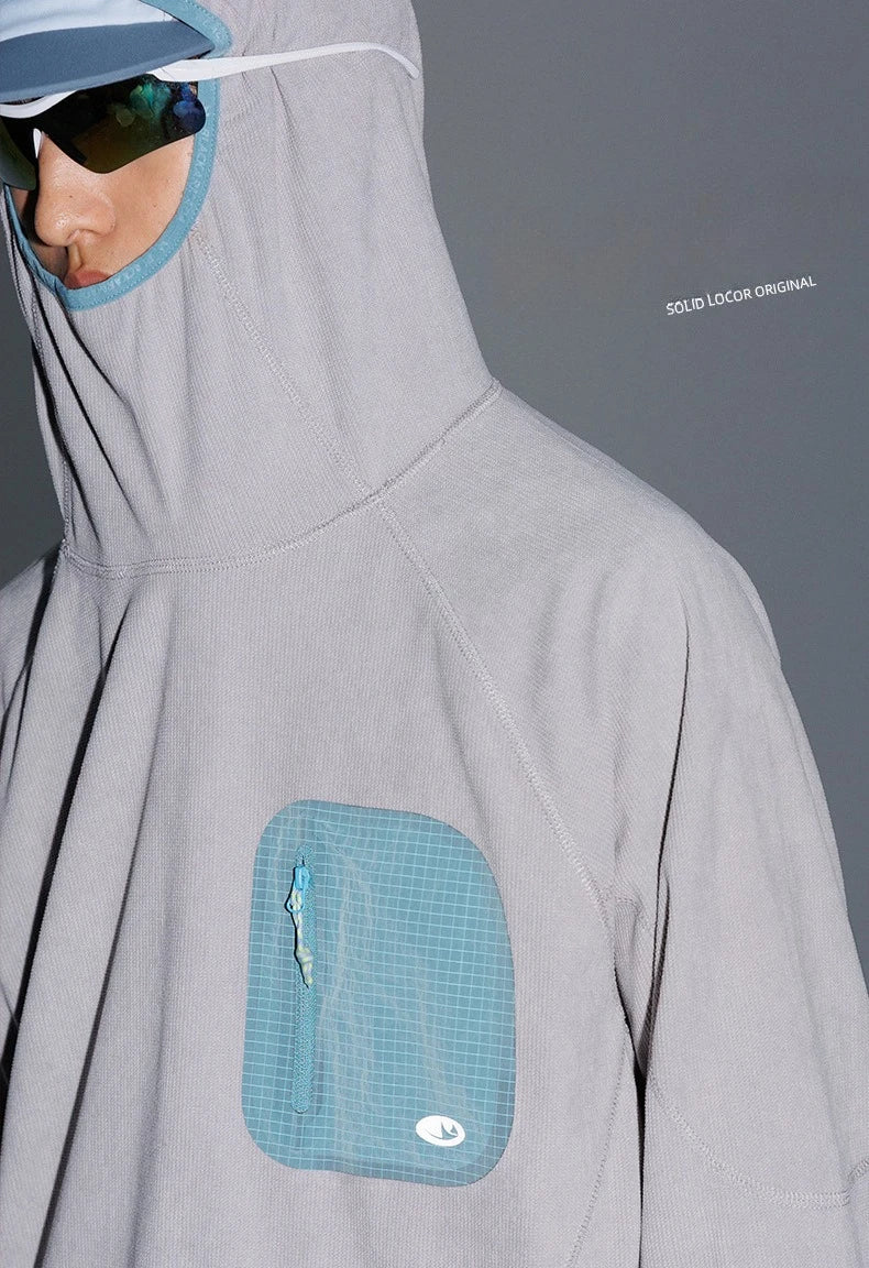 Outdoor Sports Lightweight Quick-Dry Hooded Fleece Training Top Unisex Design with Multiple Color Options Outdoor Camping Hoodie