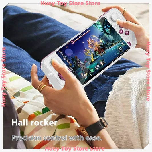 2025 Edition   Android E6 Max Handheld Console - 5" 32-Point Touch Screen with 5G Dual-Band, Portable Gaming Device for Fans  ﻿