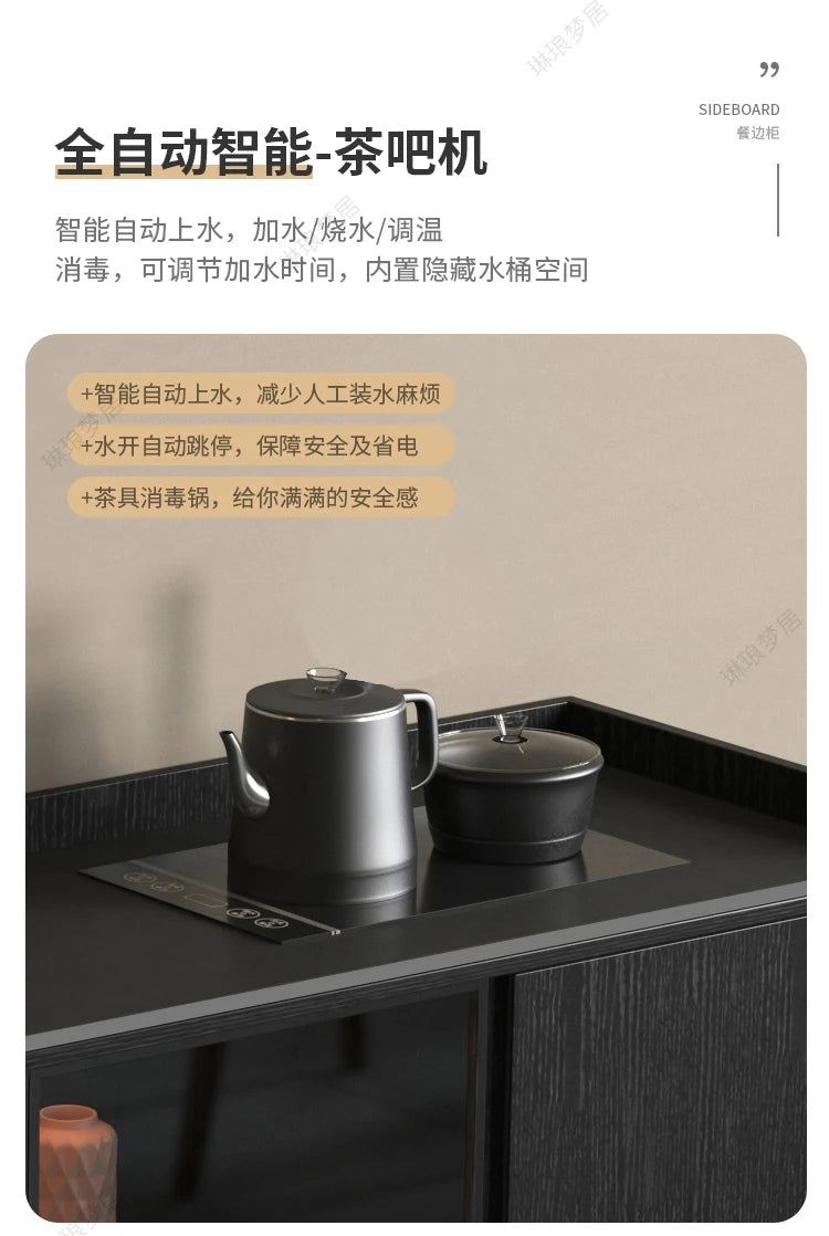 Kitchen Shelf Cabinets Living Room Storage Display Black Closets Cabinet Buffet Cupboard Mueble Recibidor De Entrada Decor