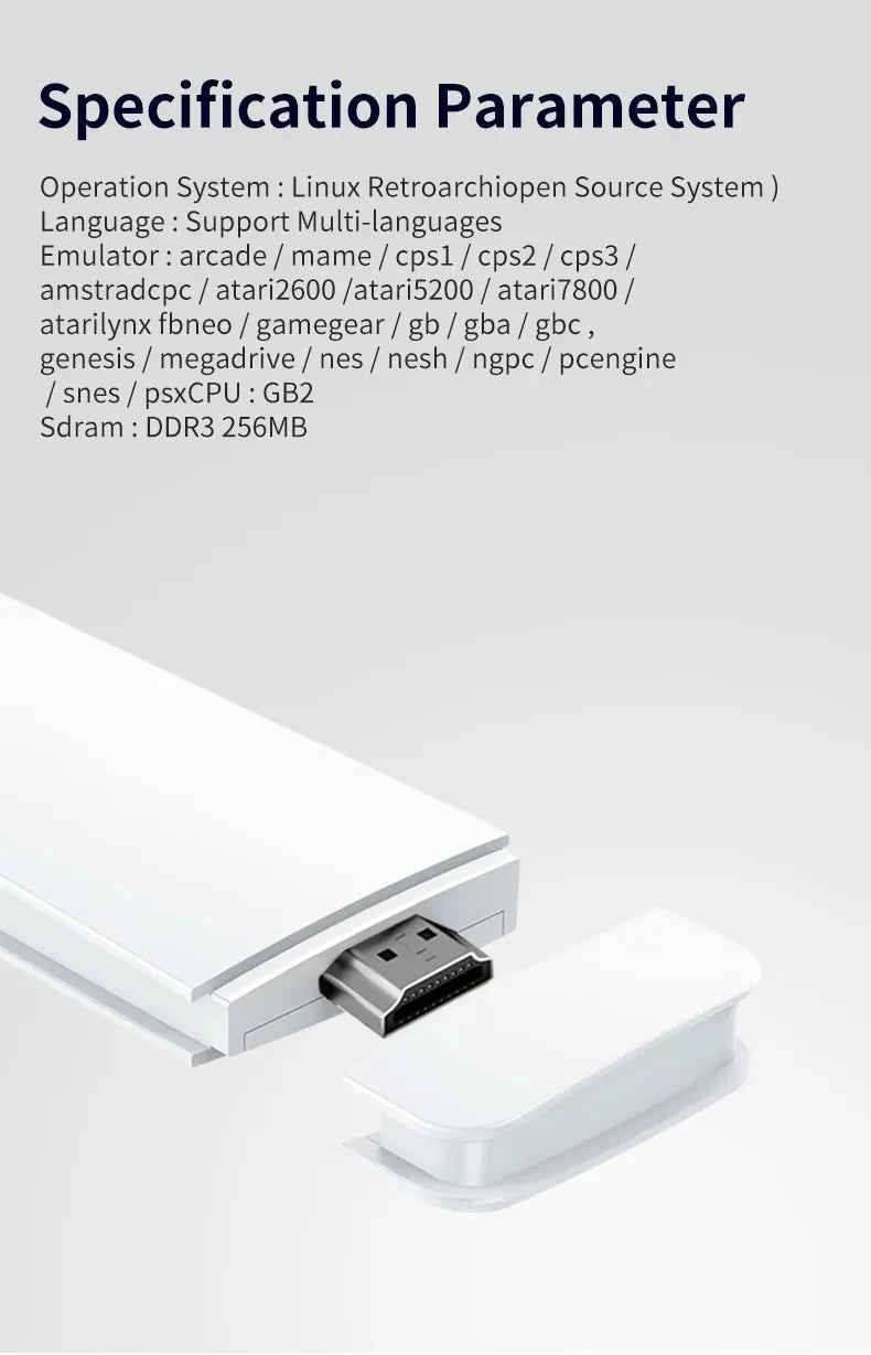 M15 4K Handheld Video Game Console 64G 20000+ Retro Games Wireless Gamepads HD Gaming Multi-Emulator Stick