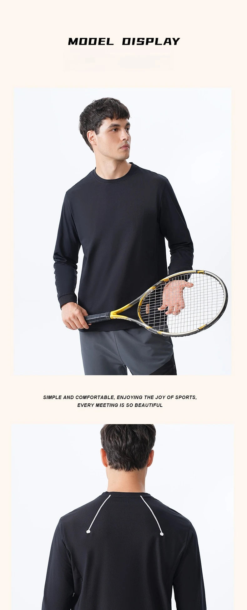 New Creative Outdoor Sports T-shirt Men's Bottom Round Neck Top Loose Casual Wear Tops Running Fitness Training Clothes