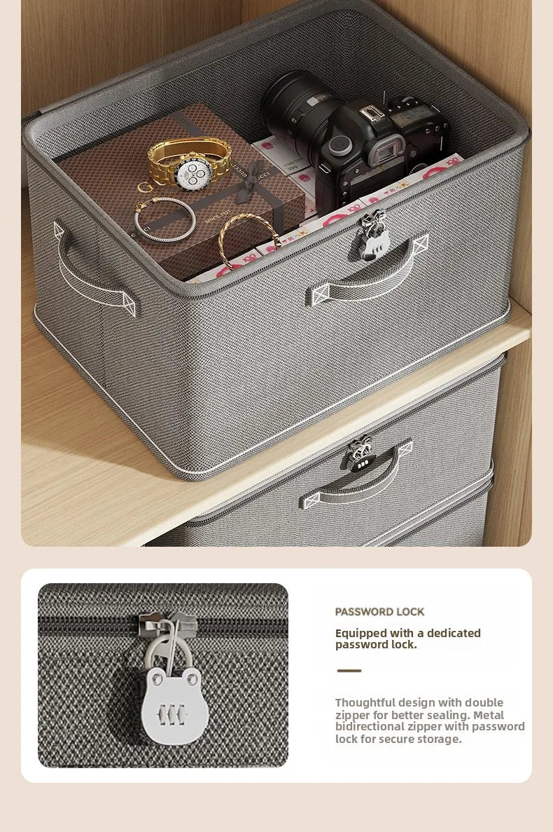 Large Capaci Loable Fabric Storage Box Foldable Organizer for Clothes And Accories Home And Office Use Wardrobe Solution