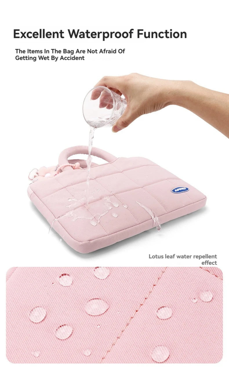 حقيبة كمبيوتر محمول مقاس 13.3 بوصة و14 و15 و15.6 بوصة وغطاء لجهاز ماك بوك إير برو وشاومي وهواوي وآسوس وحقيبة كمبيوتر محمول للرجال والنساء وحقيبة يد محمولة