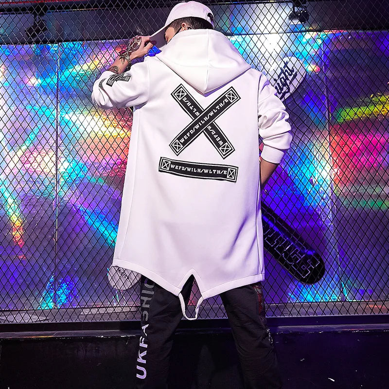 جاكيت رجالي موضة ربيع خريف ملابس الشارع الكاجوال جاكيت بغطاء للرأس ملابس رجالية جاكيت بومبر معطف رجالي مقاوم للرياح ملابس خارجية للرجال