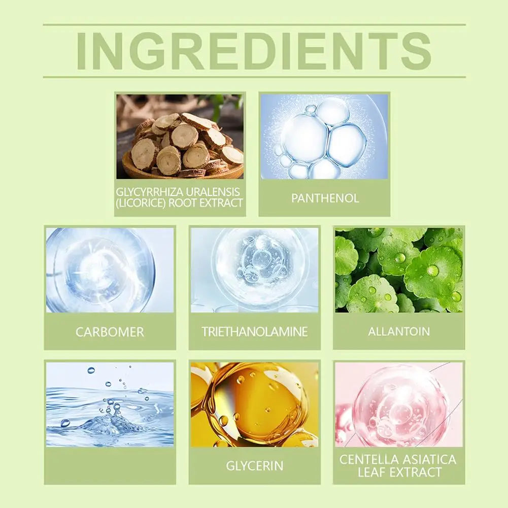 جل سنتيلا اسياتيكا المرطب والمهدئ للوجه، جل ترطيب عميق وإصلاح للعناية بالبشرة للنساء