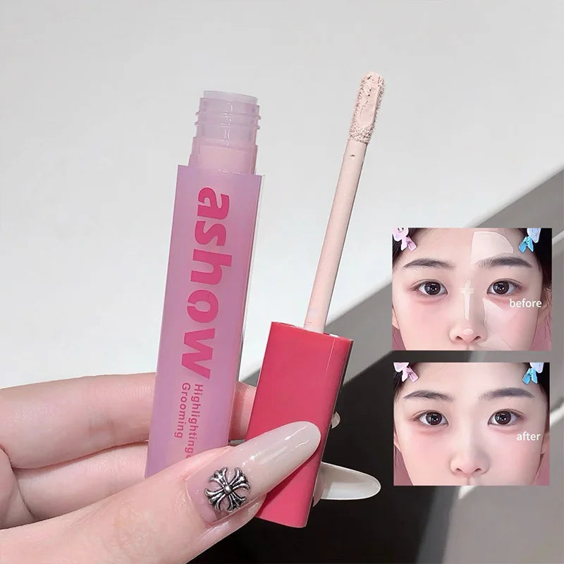 kakashow flawless beautification liquid, light and thin skin makeup, concealer highlights, natural makeup