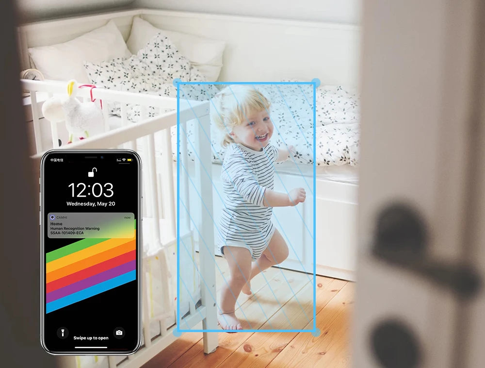 كاميرا مراقبة IP Wifi 2.8 مم فيديو مراقبة منزلية داخلية CCTV كاميرا فيديو صوتية ثنائية الاتجاه حماية أمنية CamHi CamHipro كاميرا Wi-Fi