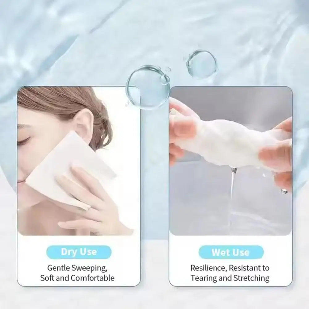 منشفة وجه قابلة للاستخدام مرة واحدة، منشفة قطنية ناعمة قابلة للاستخراج، مناشف إزالة مكياج صالونات التجميل، أداة غسيل للعناية بالبشرة من القطن الناعم