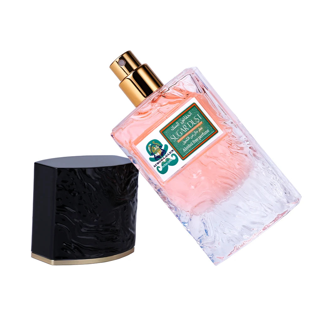 Sugar Dust Woody Floral Perfume - Long-Lasting Unisex Scent Fresh Rose Jasmine Lemon Warm Coniferous Woods Sweet Candied Citrus SwiftNest