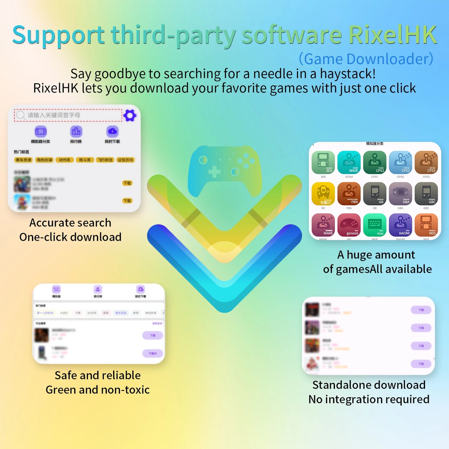 وحدة تحكم ألعاب محمولة ANBERNIC RG34XX بتصميم كلاسيكي، شاشة IPS مقاس 3.4 بوصة، مشغل ألعاب فيديو Linux 64 بت، يدعم WiFi وBluetooth وHD TV
