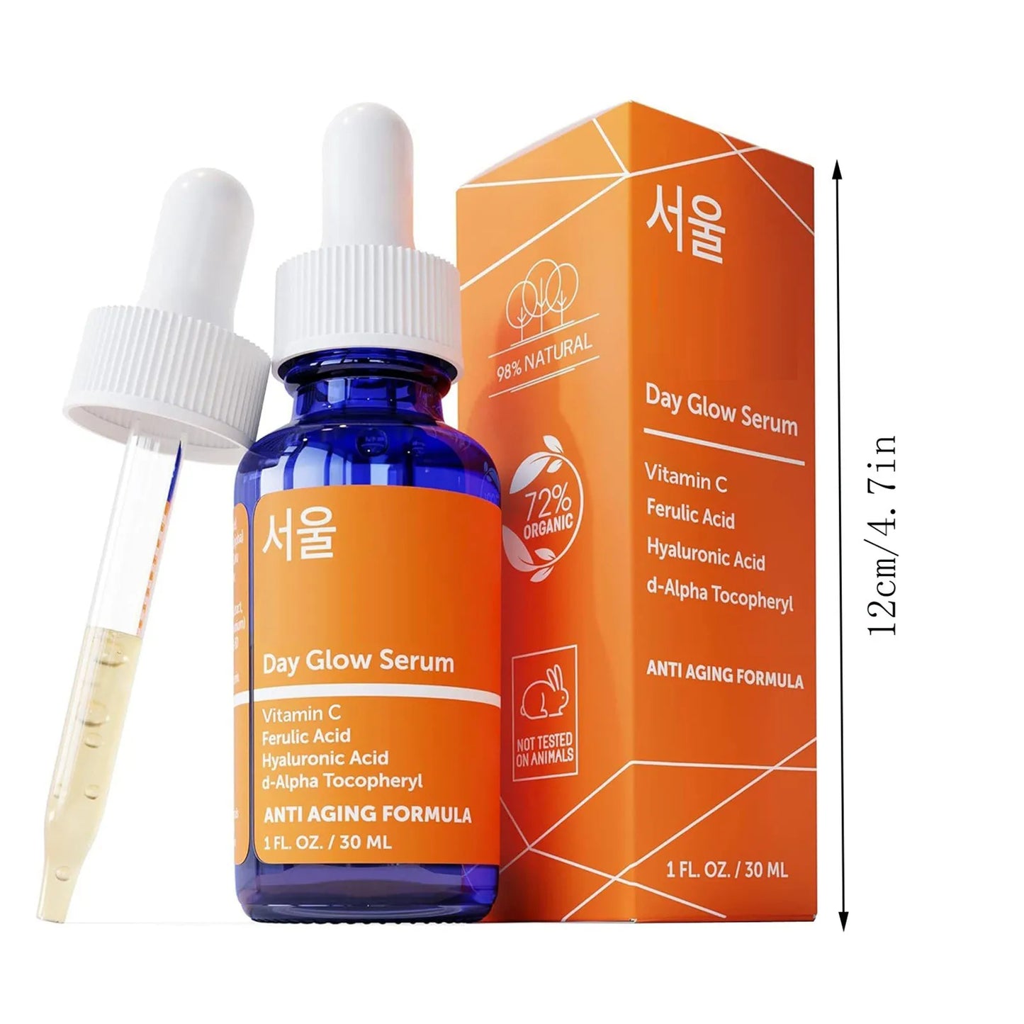 Skin Care 20% V C Hyaluronic  Serum + Ferulic - Potent Aging-.30ml