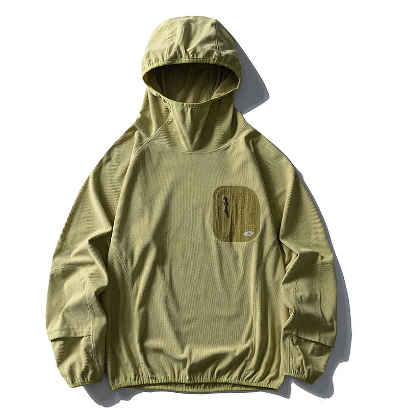 Outdoor Sports Lightweight Quick-Dry Hooded Fleece Training Top Unisex Design with Multiple Color Options Outdoor Camping Hoodie