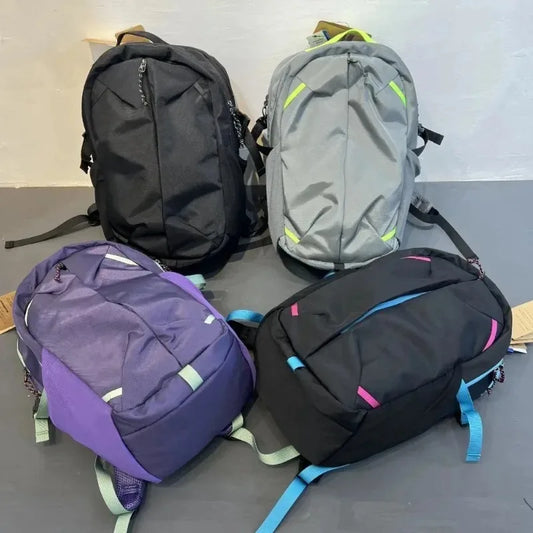 New contrasting color sports backpacks for men and women, outdoor hiking and leisure travel backpacks, sports hiking bag