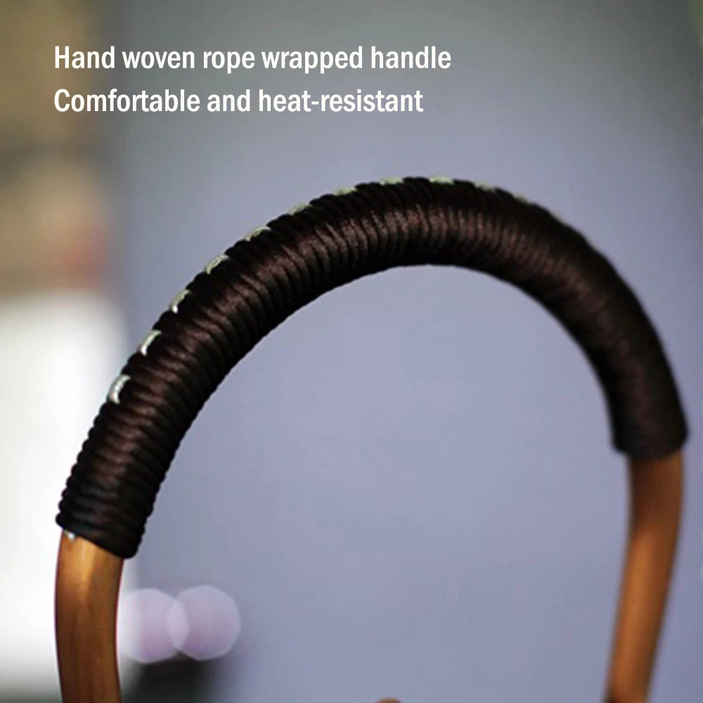 إبريق شاي جديد عالي السعة من النحاس الأحمر، غلاية ماء مغلي بموقد غاز منزلي، غلاية شاي صحية، مجموعة شاي الكونغ فو، سعة 2.0 لتر