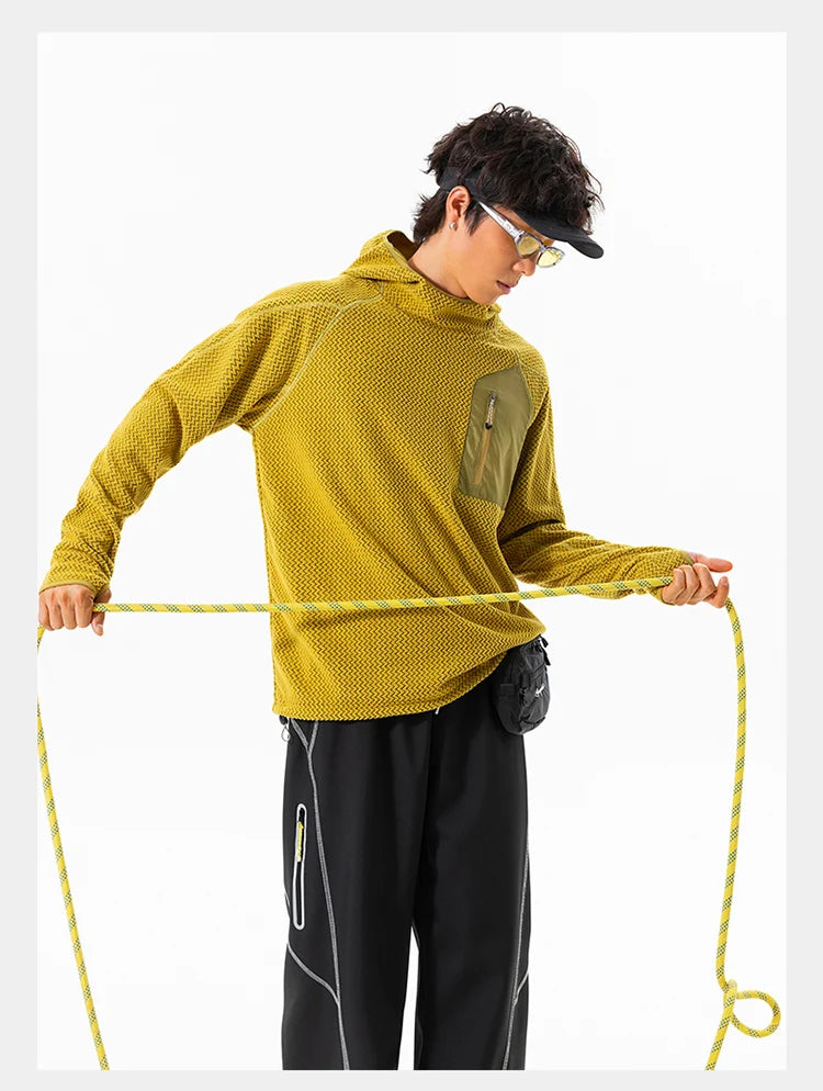 Outdoor Sport Hoodie Men Women Loose Casual Lightweight Warm Pullover Hooded Sweatshirts Couple Autumn Winter Hoody Tops