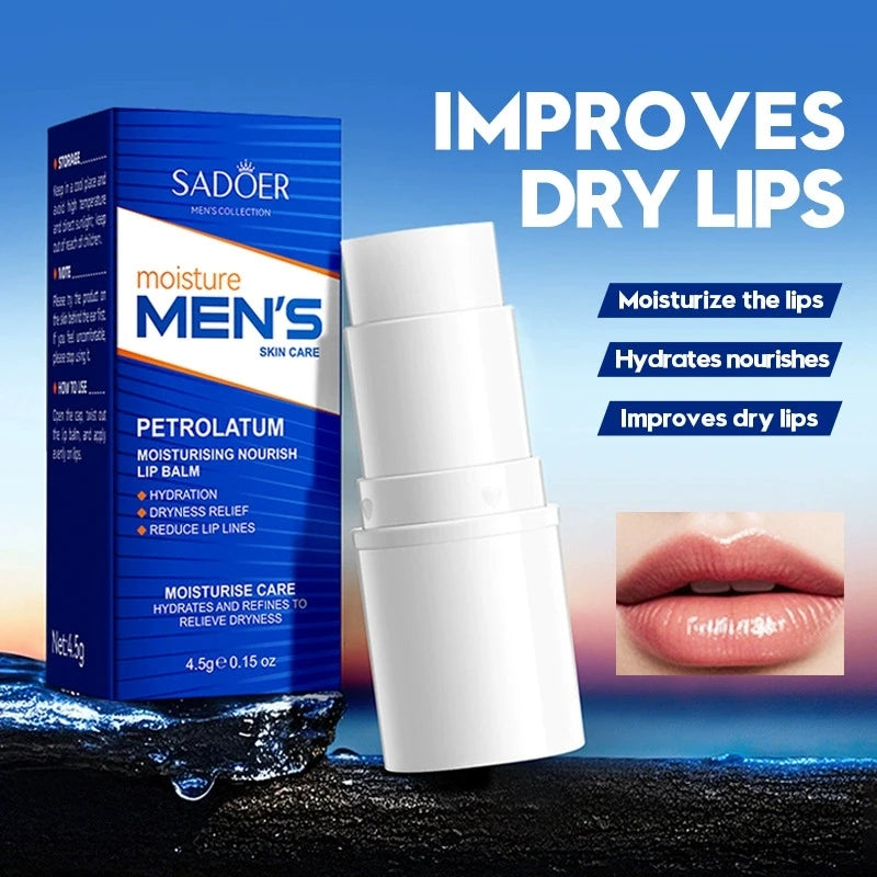 SADOER Men's Skin Care Sets Moisturizing Face Cream Facial Mask Lip Balm Sunscreen Cleanser Eye Cream Men Skin Care Kit