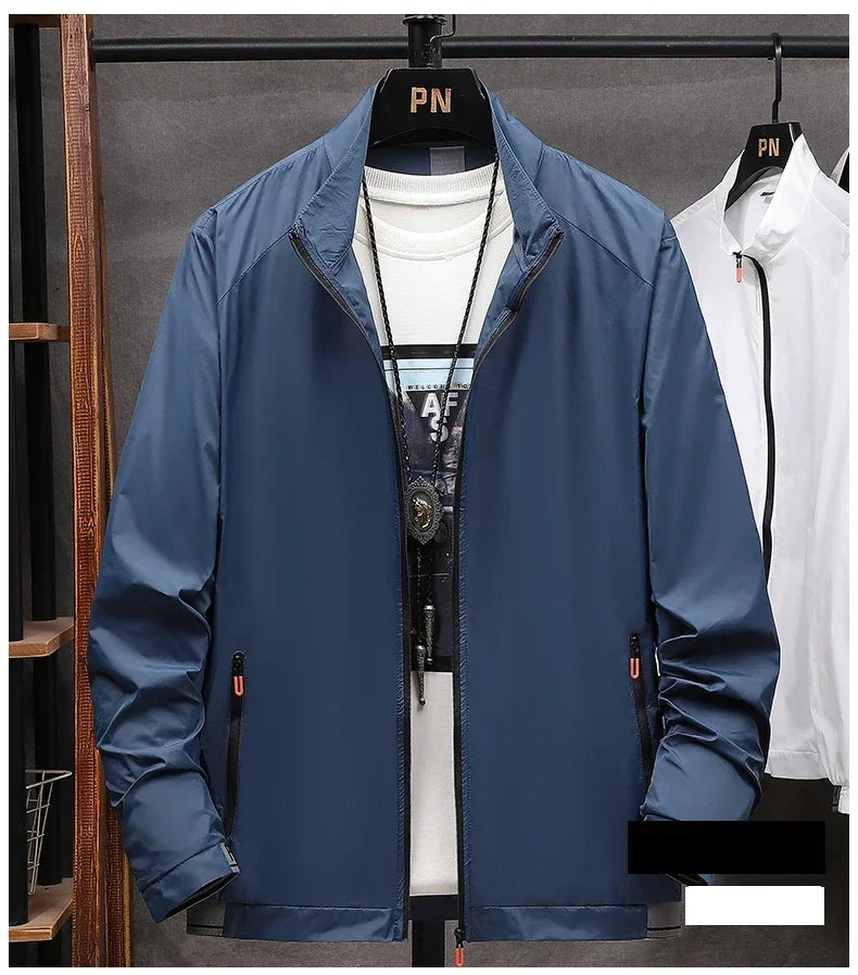 New Sunscreen Coats Men's Breathable Sports Waterproof Jacket Summer UV Protection Outdoor Fishing Skin Clothing