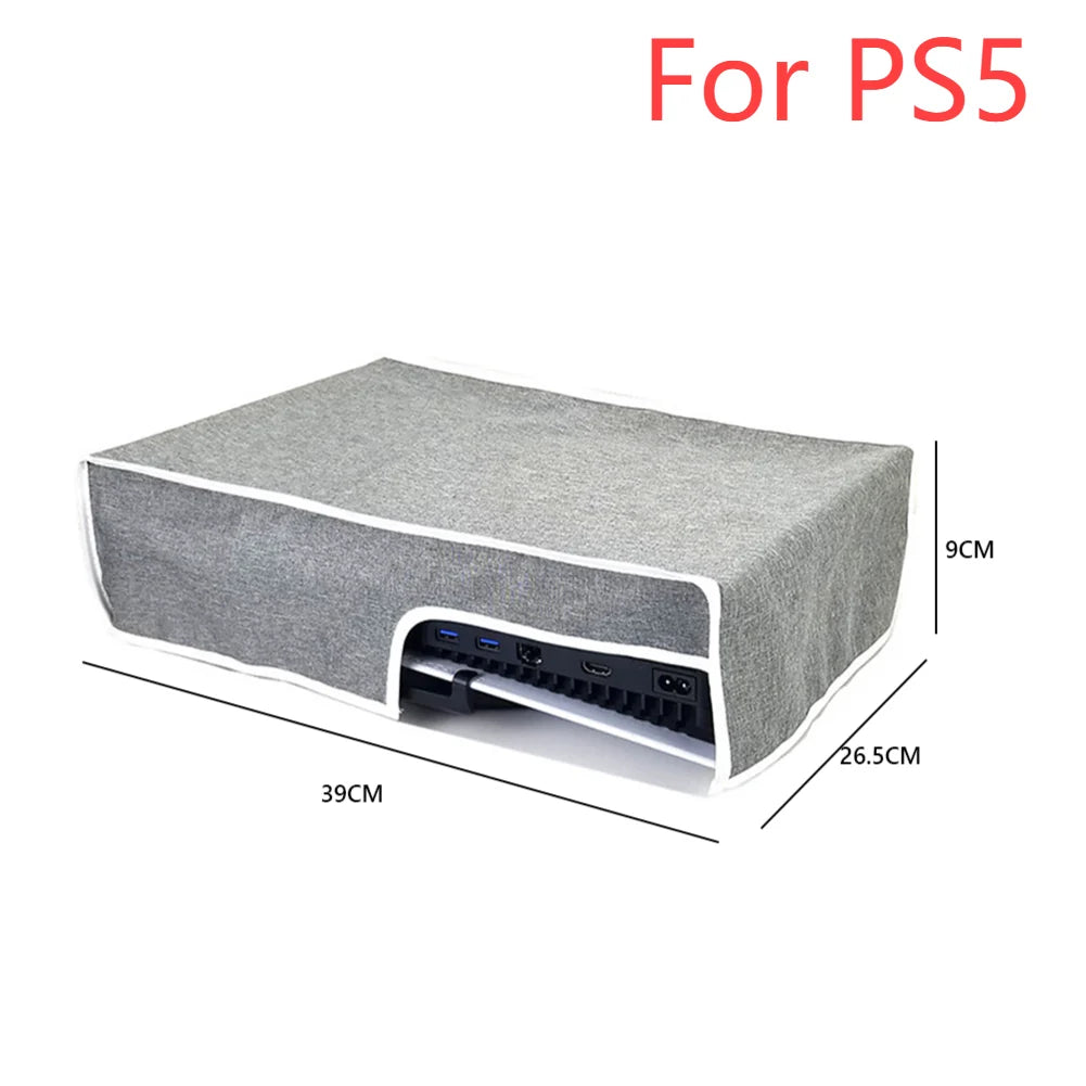 Dust Proof Cover For PS5 Game Console Protector Case Anti-scratch Sleeve Protective Host Guard Case For PS5 Slim Game Accessorie