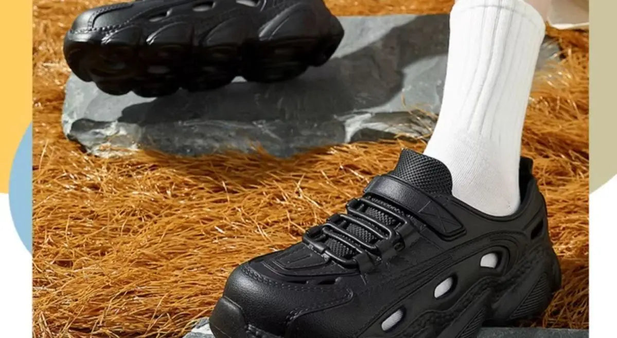 Outdoor Sports Slippers for Men and Women, Thick-Soled Eva Non-Slip Breathable Clogs, Fishing Beach Sandals for Men and Women, Couples