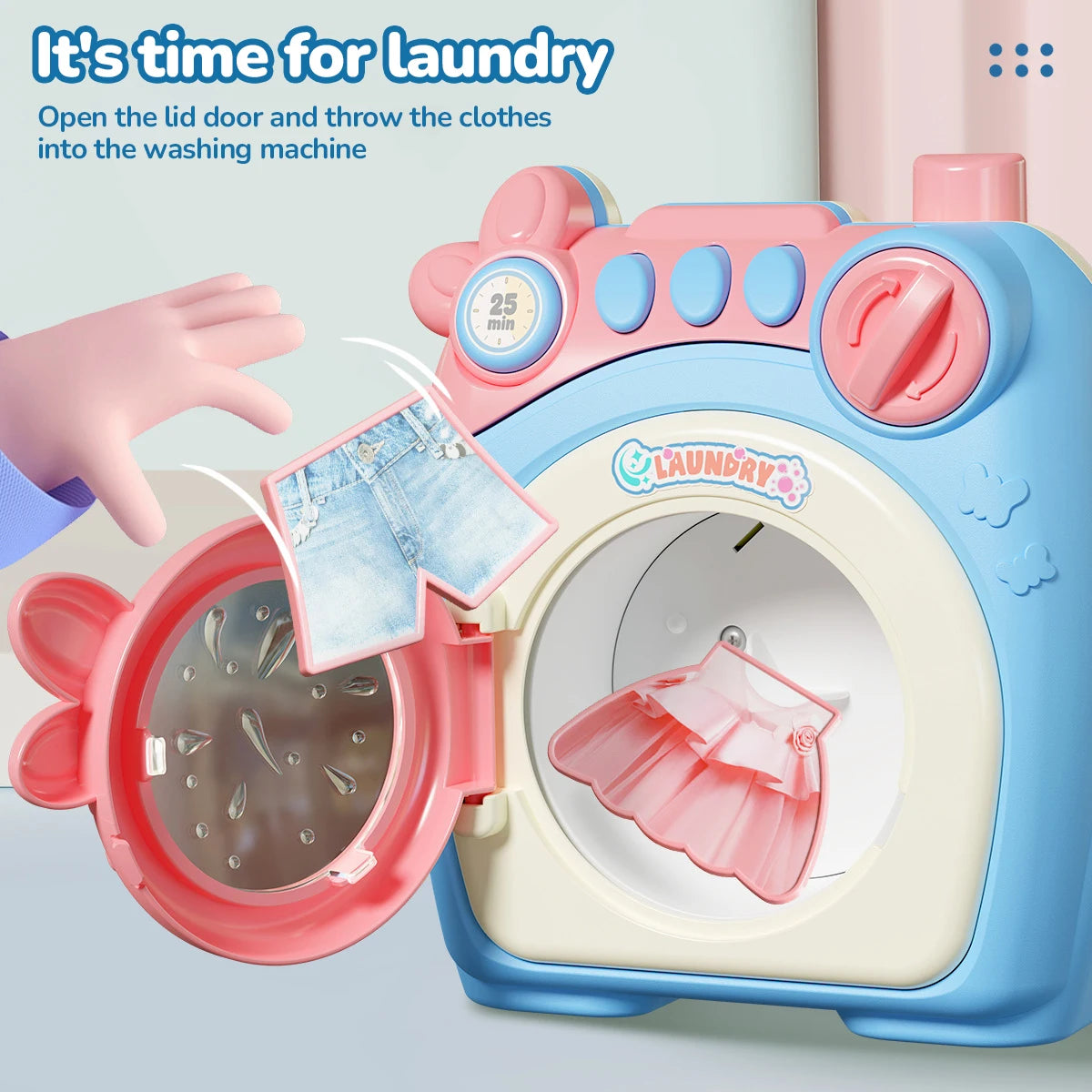 Kids Pretend Play House Simulation Kitchen Appliances Playset Juicer Mixer Vacuum Toaster Set Household Educational Toys Xmas