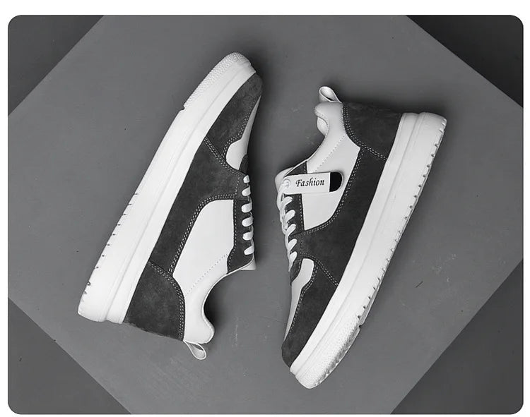 Fashion Men Casual Shoes Men Low Cut Sneakers Breathable Height Increasing Shoes 6/8/10CM Thick Sole Hard-Wearing Male Footwear