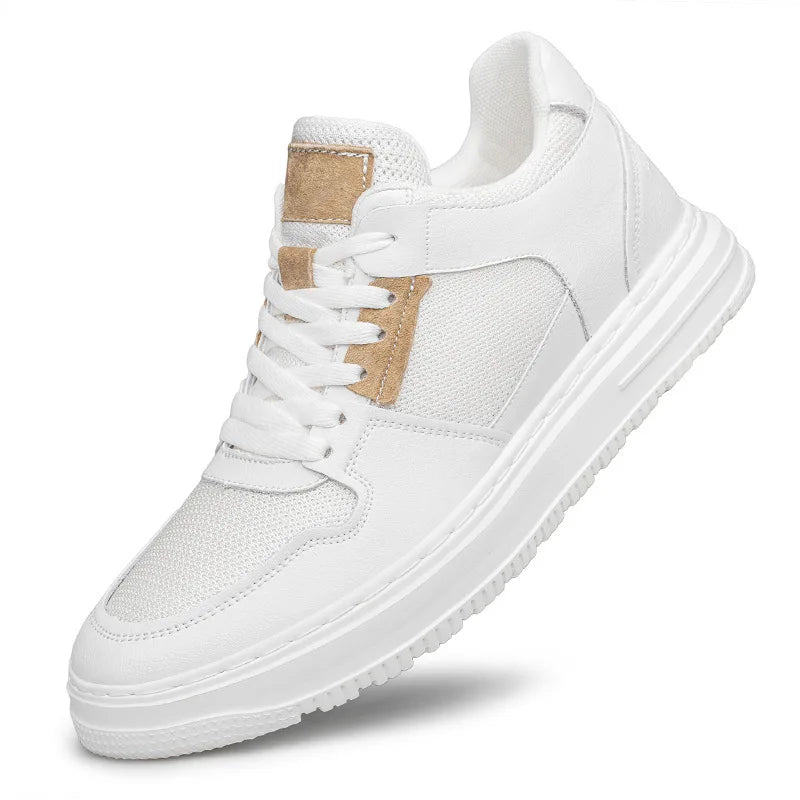 Men Height Increase Sneakers Elevator Shoes for Men 6cm Sports Casual Shoes Invisible Inner Heightening 8cm White Big Size Shoes