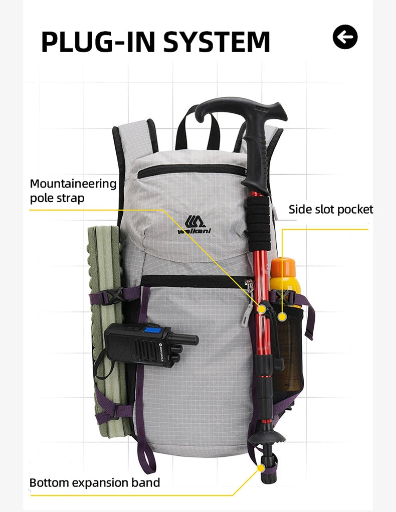 Outdoor Cycling Mountaineering Sports Hiking Backpack Men Women Large Camping Trekking Rucksack Running Climbing   Training Bags