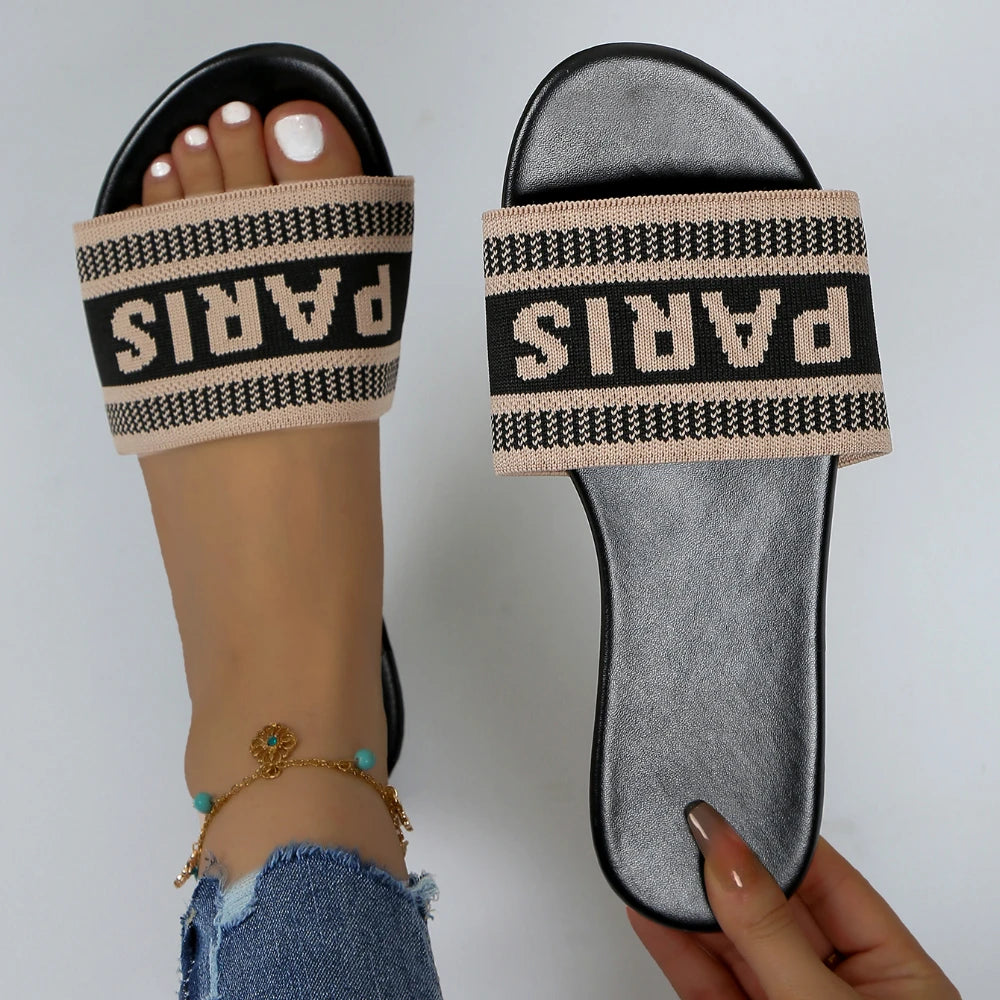 Slippers for Women Shoes Summer Sandals Ladies Casual Slides Women Beach Slippers Flats Woman Designer Shoes Zapatos De Mujer