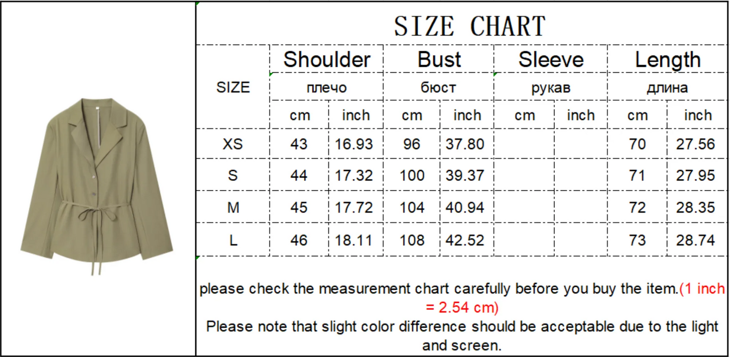 2025 New Women's Fashion Pant Suit V Neck Lace Up Belt Suit Coat High Waist Wide Leg Pants Set Elegant Commuter Office Outfits