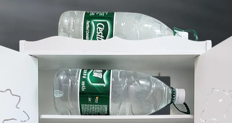 Bathroom Shelving Wood Wall Hanging Storage Rack Cabinet Corner Rack Plastic Elegant Modern Home Furniture Organization Holders