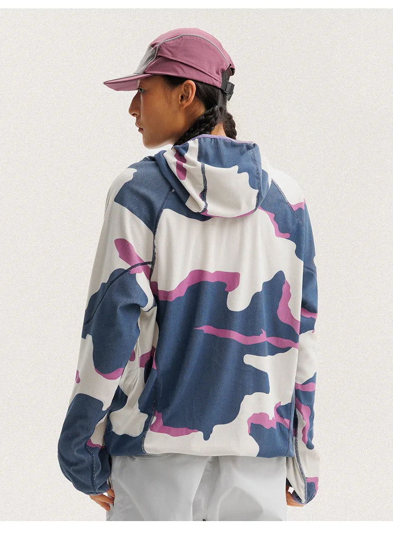 Outdoor Sports Lightweight Quick-Dry Hooded Fleece Training Top Unisex Design with Multiple Color Options Outdoor Camping Hoodie