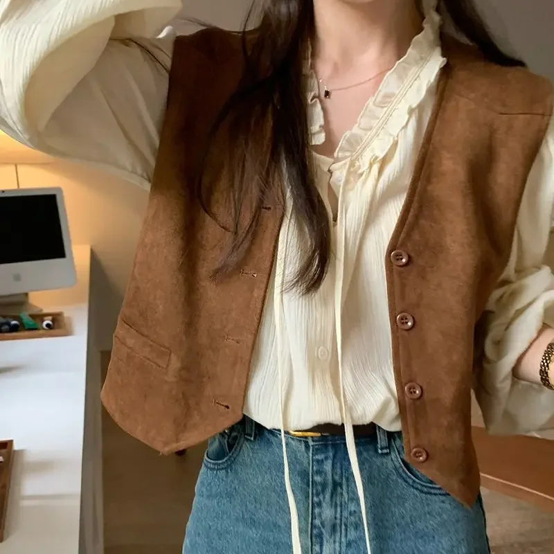 سترات أنيقة للنساء، معطف ربيعي وخريفي، مناسب لجميع المناسبات، كاجوال، موضة كورية، أناقة هاراجوكو، ملابس الشارع، أناقة نسائية