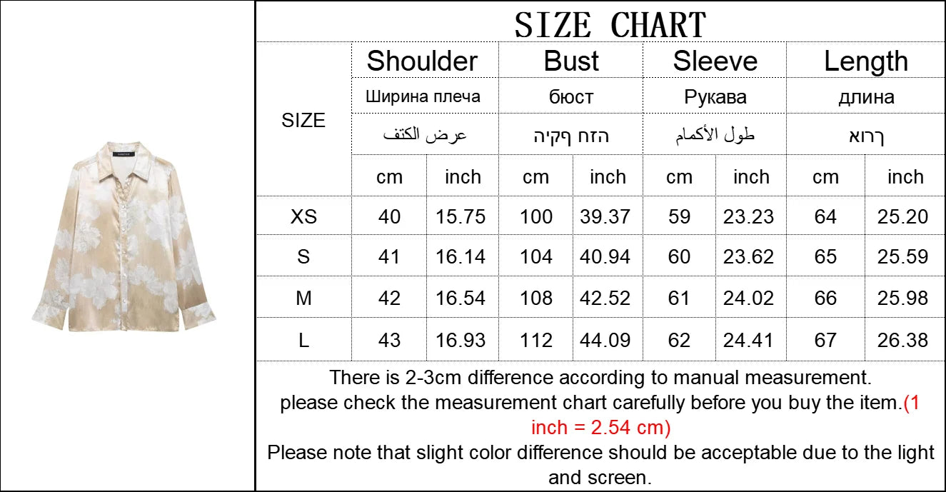 Women's Suit Spring-Summer 2024 New Fashionable Floral-Print Satin Shirt Printed Pants Elegant chic women's suit SwiftNest