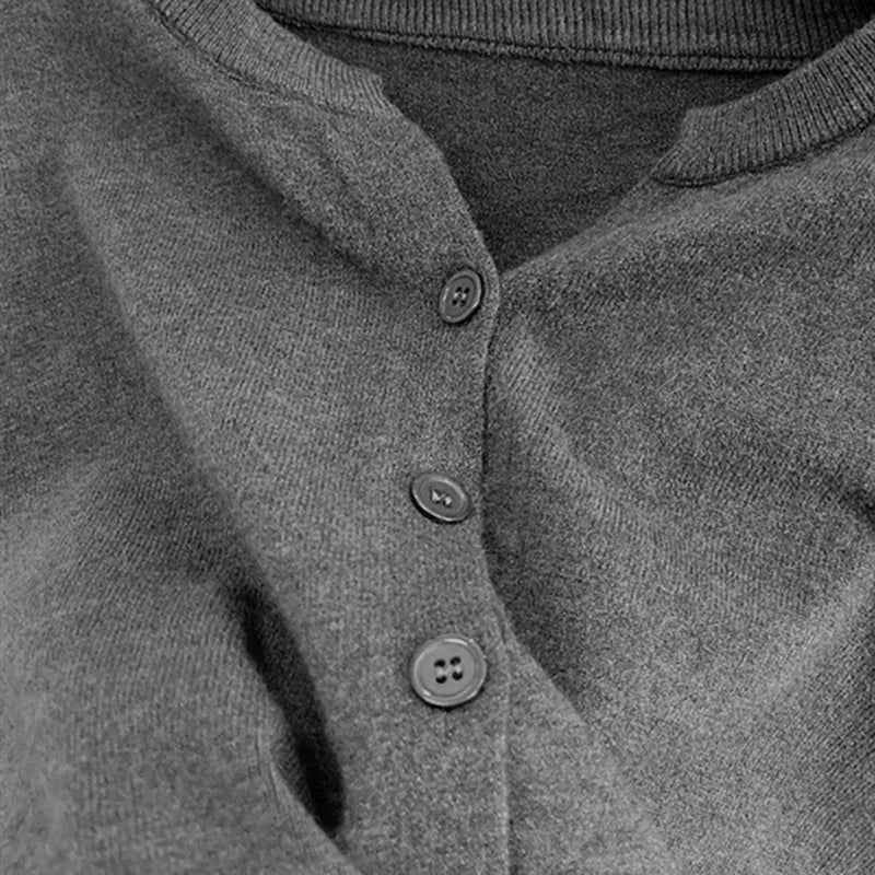 2025 New Fashion Women's Fleece Knit Loose Short Cashmere Sweater Round Neck Warm Korean Sle Casual Female Sweater Top Cloting SwiftNest