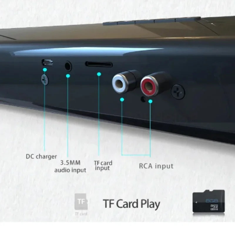 Bluetooth Speaker Super Powerful Sound Bar Portable Wireless Surround Stereo Home TV Sound Box Subwoofer FM Radio Home Theater