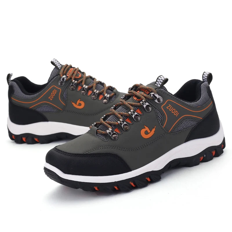 High-Quality Sports Shoes Men's Casual Shoes, Waterproof And Lightweight, Suitable For Outdoor Hiking, Mountaineering, City Work