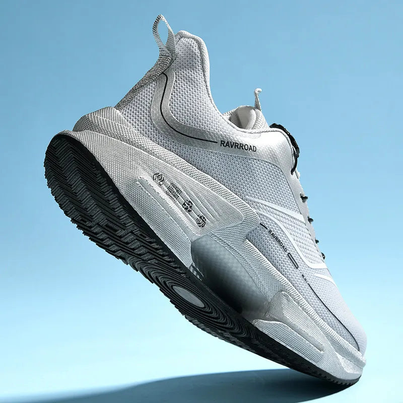 أحذية رياضية رجالية للجري، أحذية ماراثون كاجوال، خفيفة الوزن، قابلة للتنفس، مريحة، رياضية، مضادة للانزلاق، أحذية رياضية للمشي في الهواء الطلق