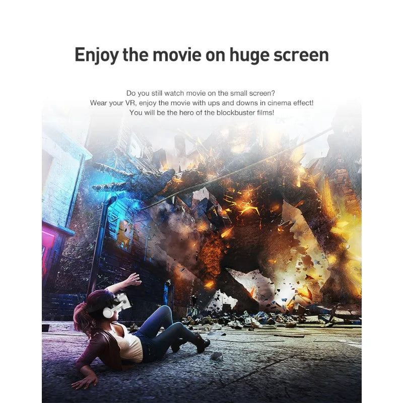 VR Shinecon Casque Helmet 3D Glasses Virtual Reality For Smartphone Smart Phone Headset Goggles Binoculars Video Game Wirth Lens