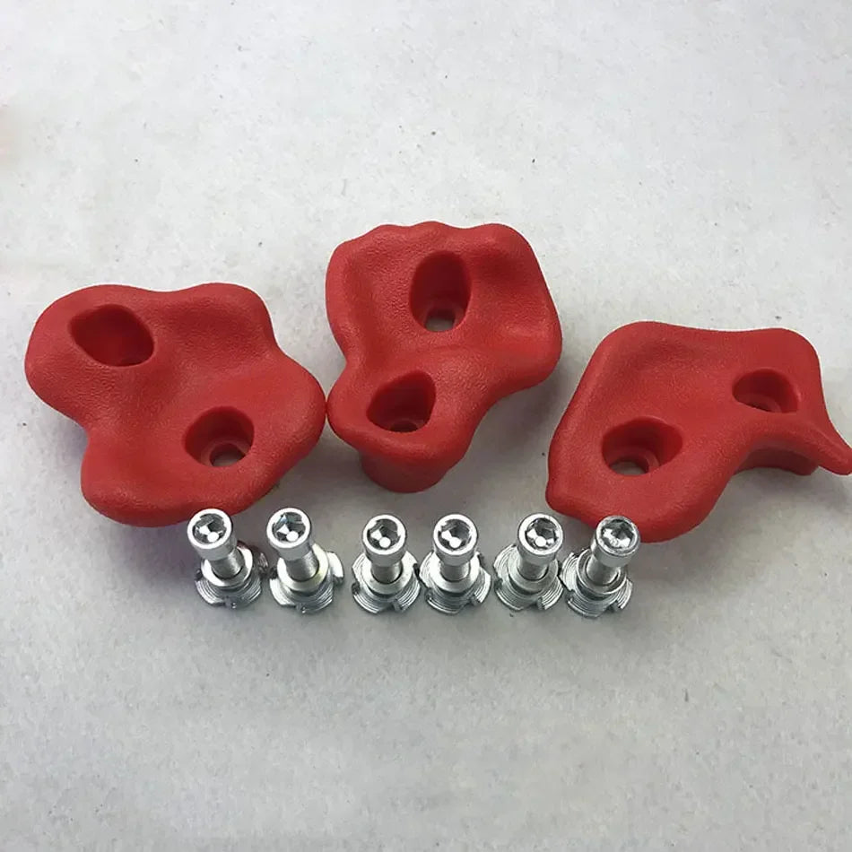 Toys For Children Kids Rock Climbing Wall Holds Games Children Wood Wall Climbing Stones Toys Child Playground Outdoor Playset