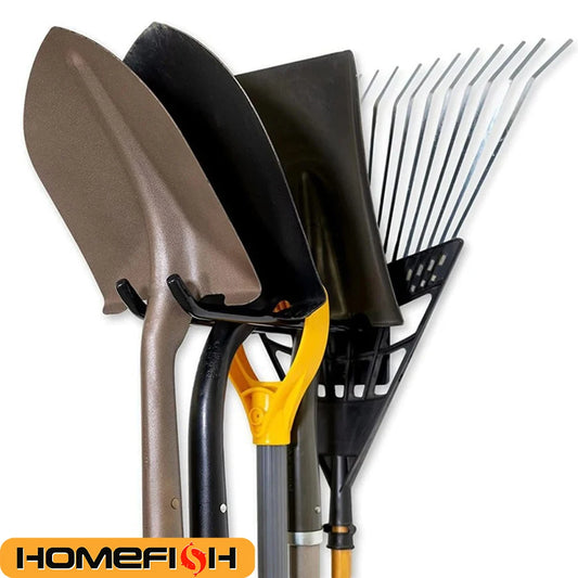 Tool Storage System Hooks Wall Holder Garage Storage Multi-Purposes Garden Tool Organizer For Warehouse Garage Wall Hook