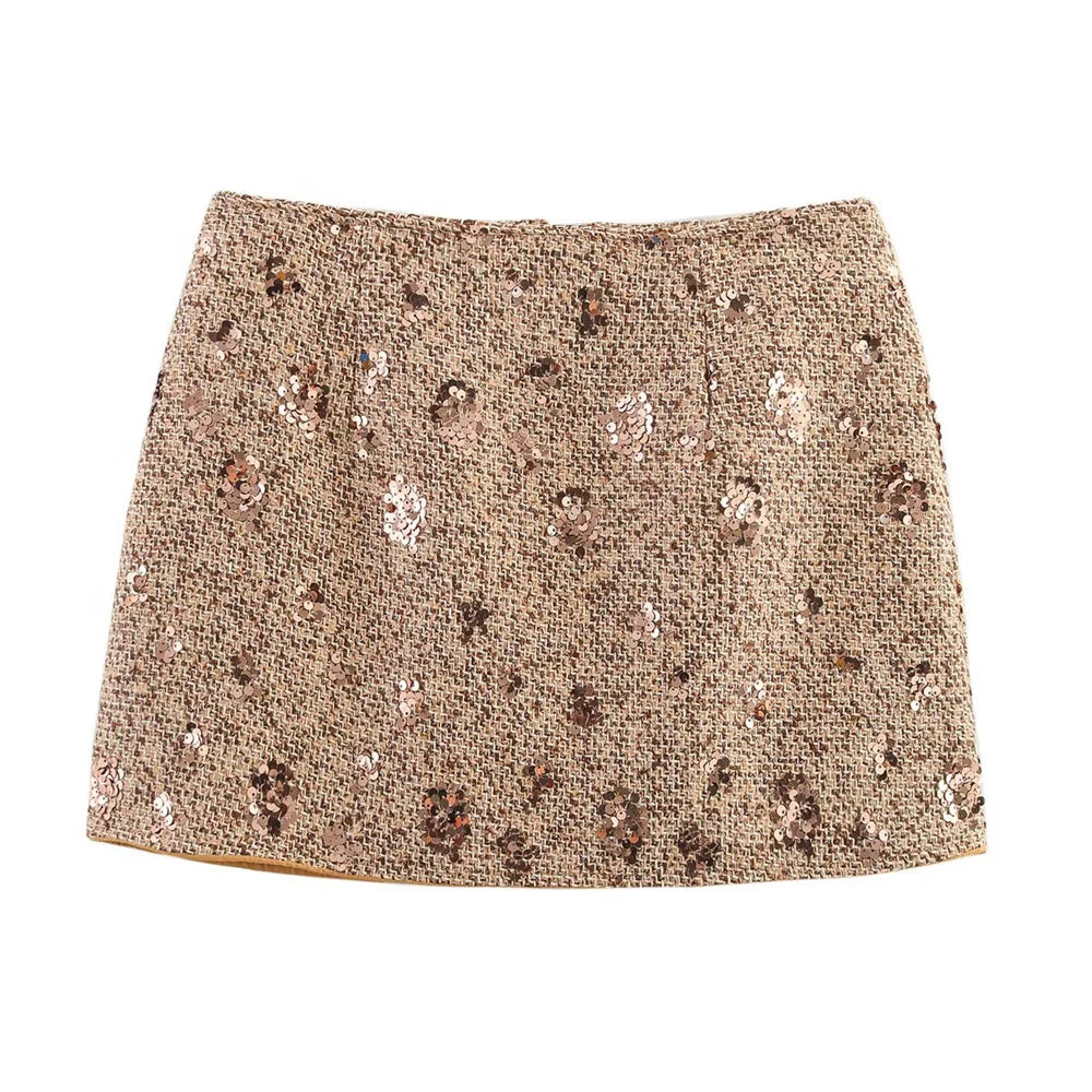 New women's clothing European and American style fashion bead embroidery coarse flower cloth small fragrant style two-piece set SwiftNest