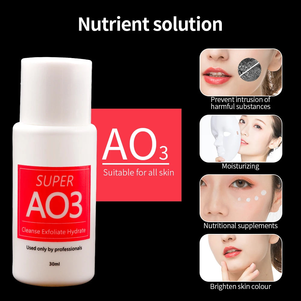 Facial Skincare Solution Face Serum AS1 SA2 AO3 Aqua Peel Solution For Facial Machine Skin Deep Cleaning Serums