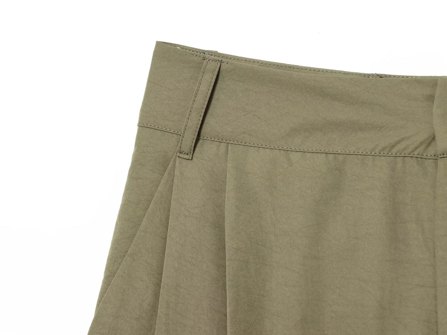 2025 New Women's Fashion Pant Suit V Neck Lace Up Belt Suit Coat High Waist Wide Leg Pants Set Elegant Commuter Office Outfits