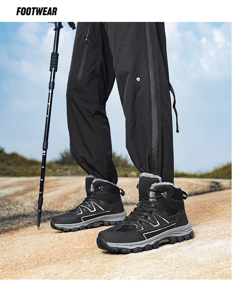 Autumn And Winter Outdoor Travel Camping Hiking Shoes Leisure Activities Warm And Comfortable Sports Shoes 39-47