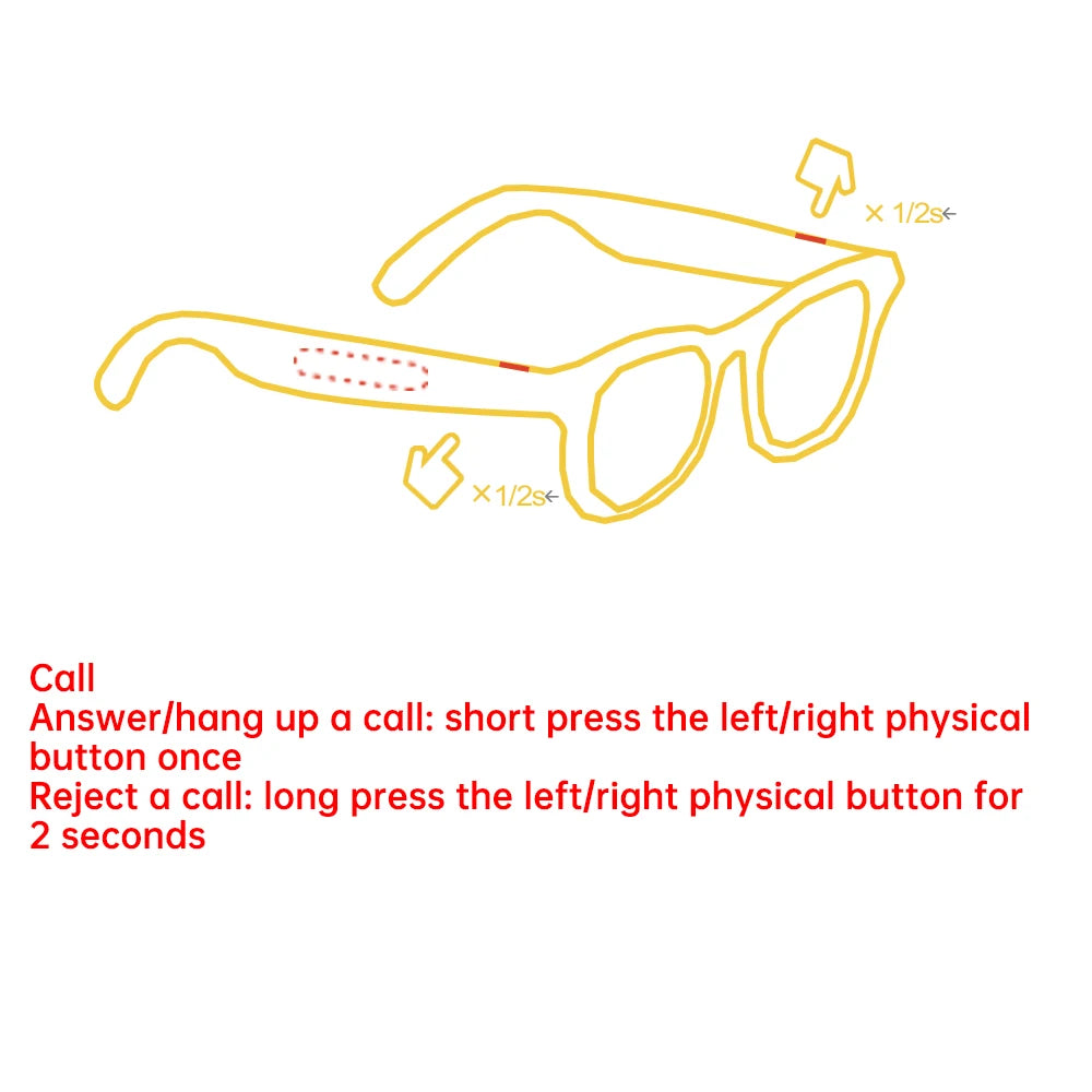 New Wifi AI Smart Glasses HD1080P Anti-shake Camera Video Glasses Voice Call Noise Reduction Wireless Bluetooth Headset Goggles