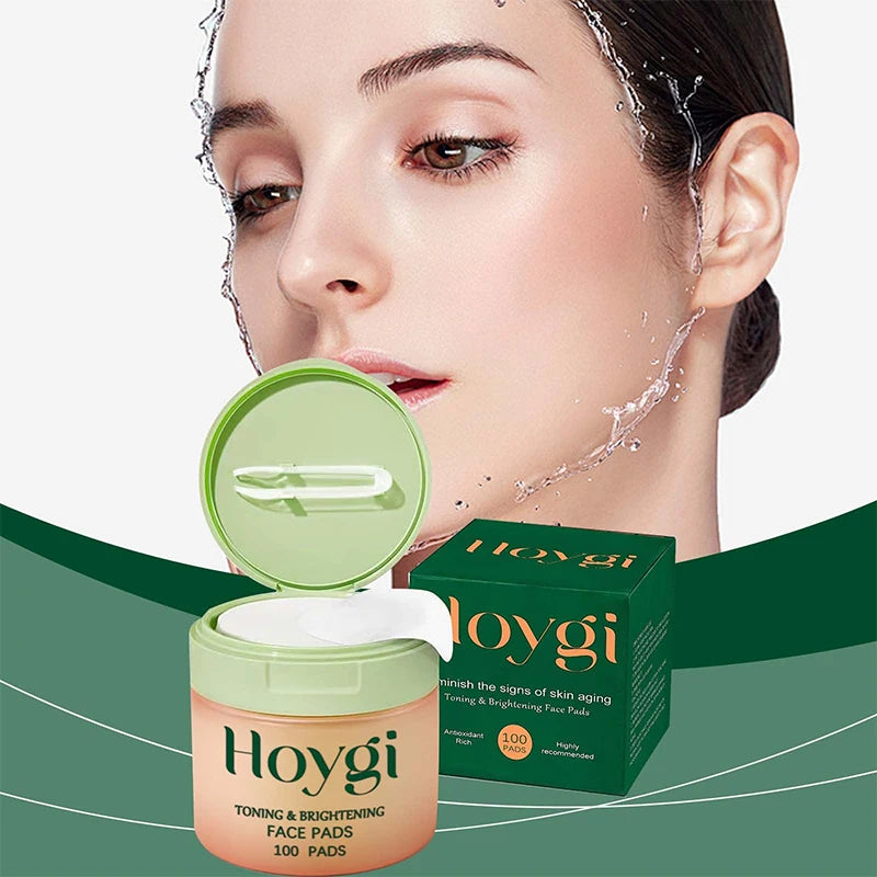 Korean Skin Care Cleansing Cotton Pads Centella Asiatica Niacinamide Peptide Daily Deep Hydrating Moisturizing Toner Cotton Pads