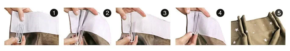 European-style Curtains Simple European Beige Living Dining Room Bedroom Two-story Full-shading Window Curtain Finished Product