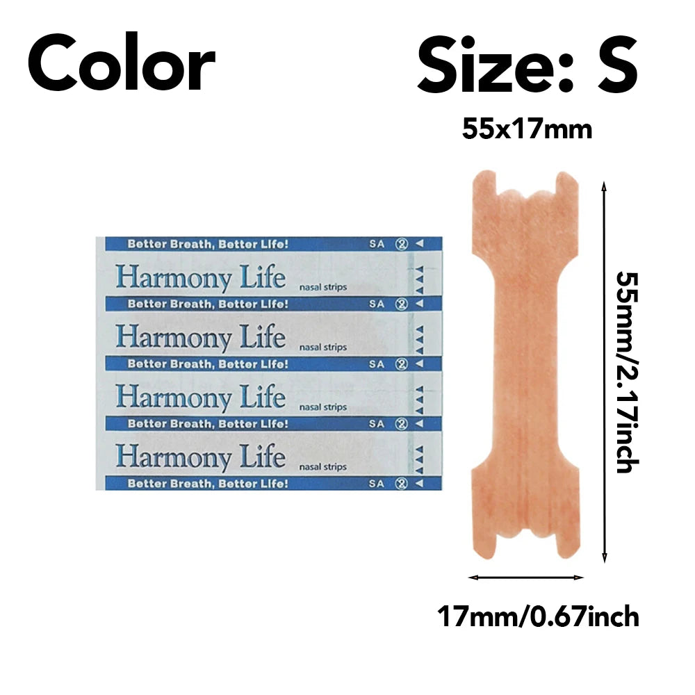 10/50/100pcs Breathing Nasal Strips Right Way Stop Snoring Anti Snoring Strips Easier Better Breathe Health Care Sleeping Well
